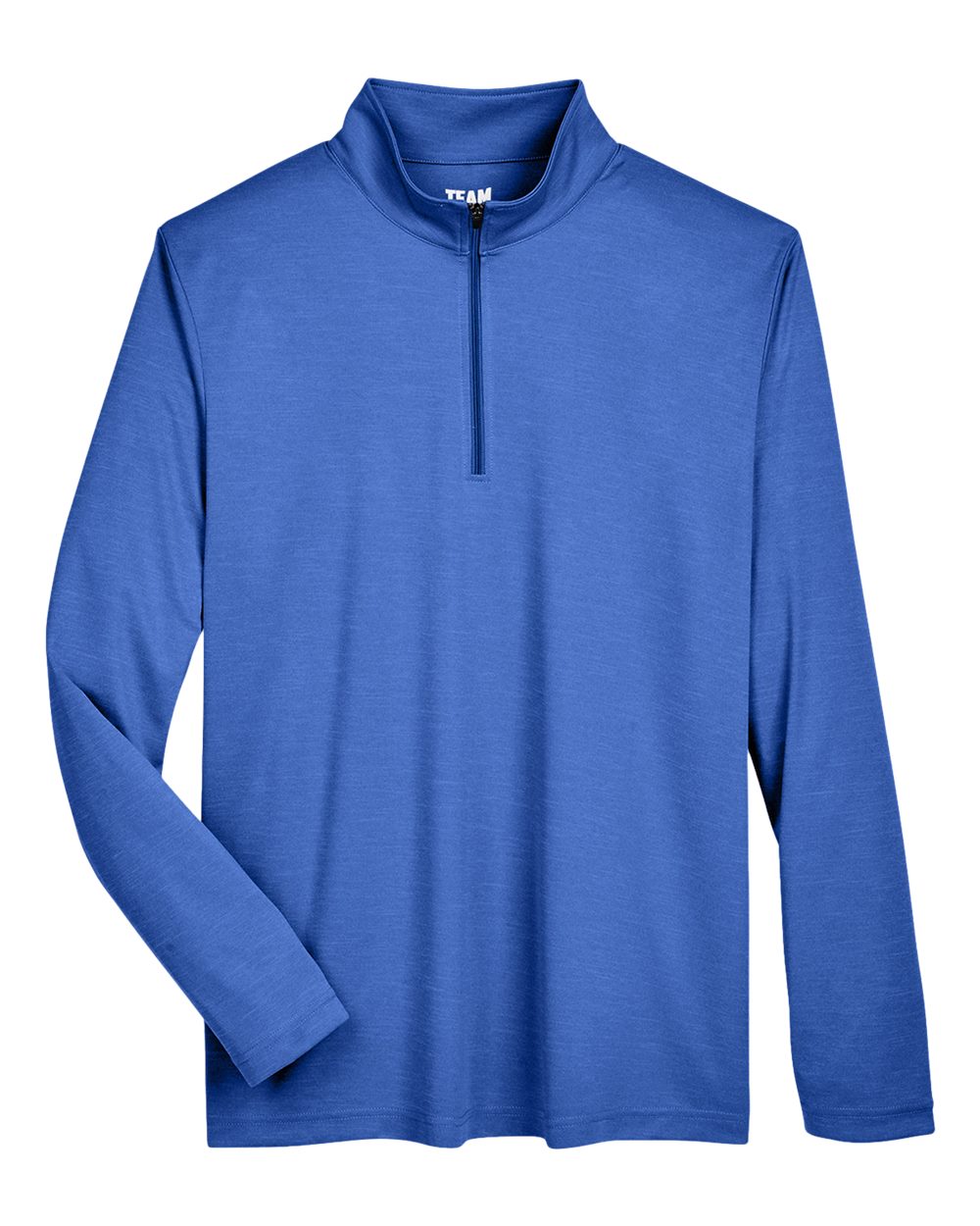 Team 365 Men's Zone Sonic Heather Performance Quarter-Zip Pullover - TT31H Sport Royal Heather