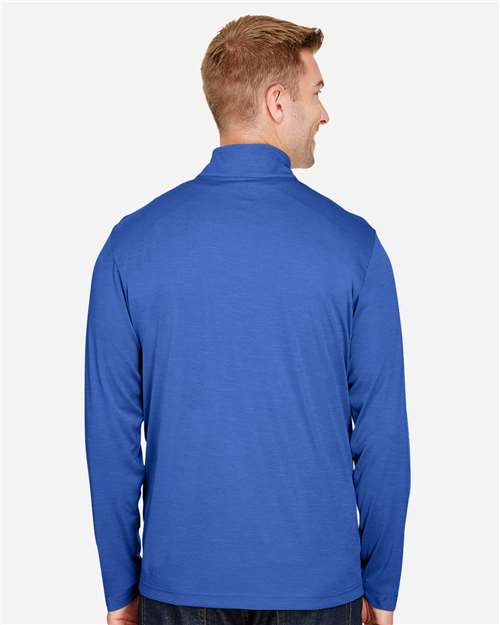 Team 365 Men's Zone Sonic Heather Performance Quarter-Zip Pullover - TT31H Sport Royal Heather