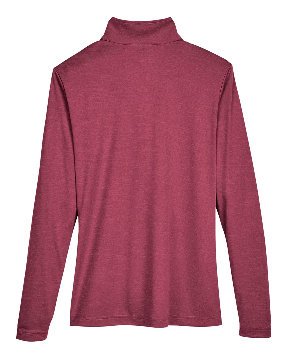 Team 365 Women's Zone Sonic Heather Performance Quarter-Zip Pullover - TT31HW Sport Maroon Heather