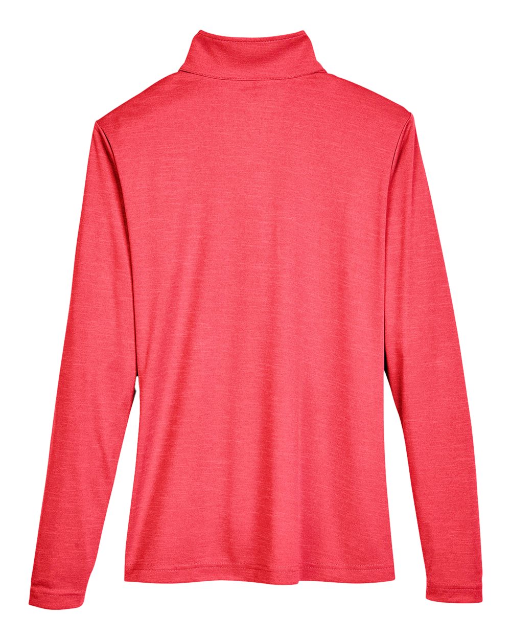 Team 365 Women's Zone Sonic Heather Performance Quarter-Zip Pullover - TT31HW Sport Red Heather