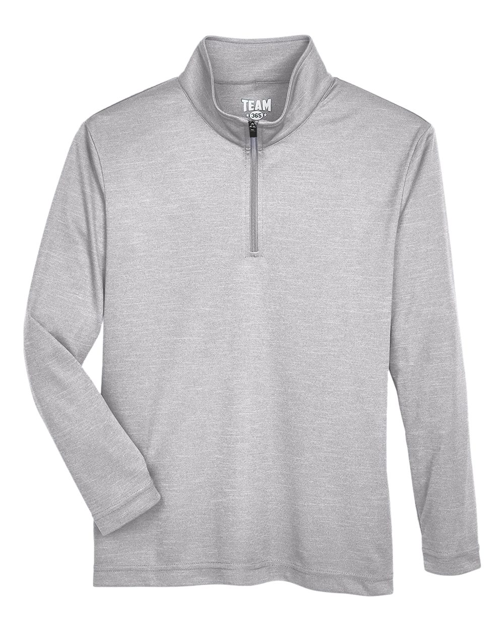 Team 365 Youth Zone Sonic Heather Performance Quarter-Zip Pullolver - TT31HY Athletic Heather