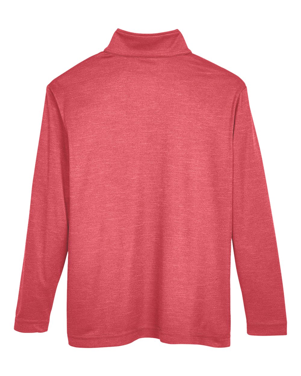 Team 365 Youth Zone Sonic Heather Performance Quarter-Zip Pullolver - TT31HY Sport Red Heather