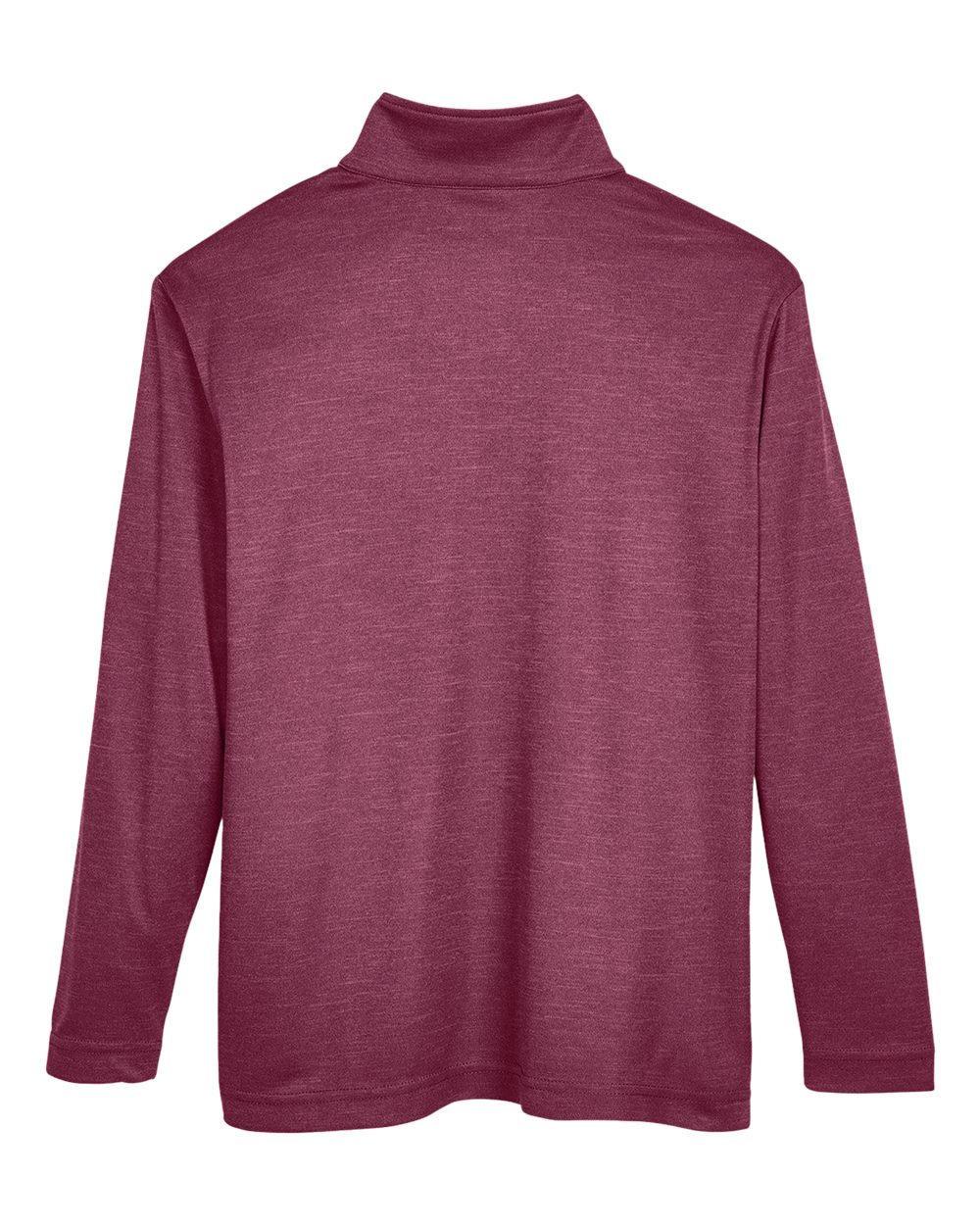 Team 365 Youth Zone Sonic Heather Performance Quarter-Zip Pullover - TT31HY Sport Maroon Heather