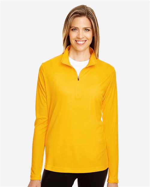 Team 365 Women's Zone Performance Quarter-Zip Pullover - TT31W Sport Athletic Gold