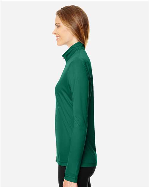 Team 365 Women's Zone Performance Quarter-Zip Pullover - TT31W Sport Forest