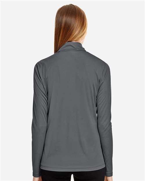 Team 365 Women's Zone Performance Quarter-Zip Pullover - TT31W Sport Graphite