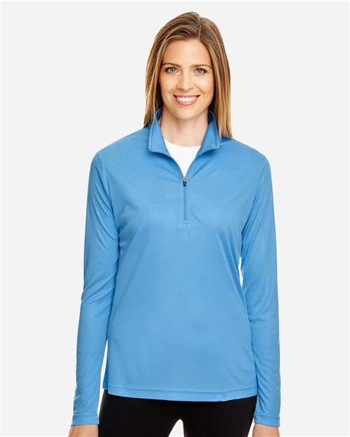 Team 365 Women's Zone Performance Quarter-Zip Pullover - TT31W Sport Light Blue
