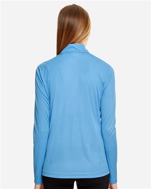 Team 365 Women's Zone Performance Quarter-Zip Pullover - TT31W Sport Light Blue