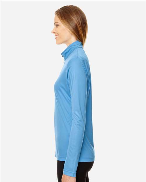 Team 365 Women's Zone Performance Quarter-Zip Pullover - TT31W Sport Light Blue