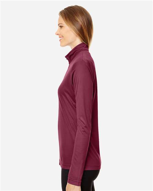Team 365 Women's Zone Performance Quarter-Zip Pullover - TT31W Sport Maroon