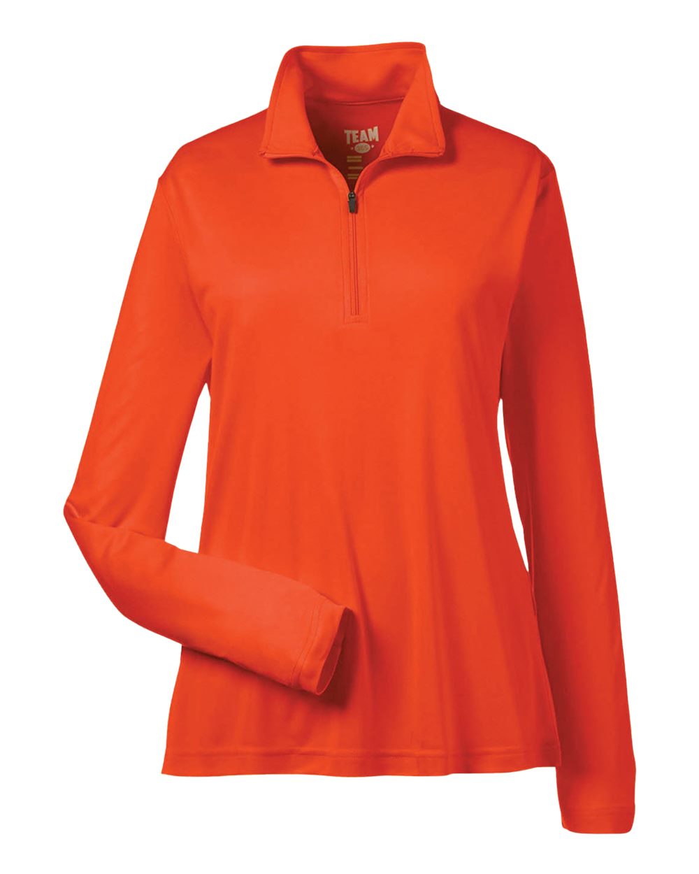 Team 365 Women's Zone Performance Quarter-Zip Pullover - TT31W Sport Orange