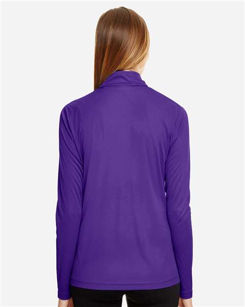 Team 365 Women's Zone Performance Quarter-Zip Pullover - TT31W Sport Purple