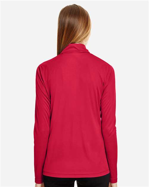 Team 365 Women's Zone Performance Quarter-Zip Pullover - TT31W Sport Red