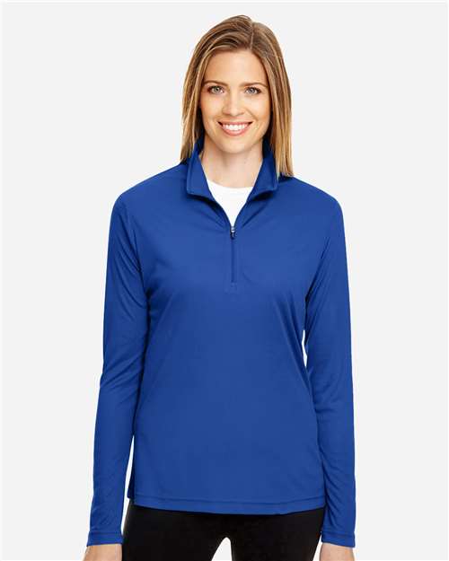 Team 365 Women's Zone Performance Quarter-Zip Pullover - TT31W Sport Royal