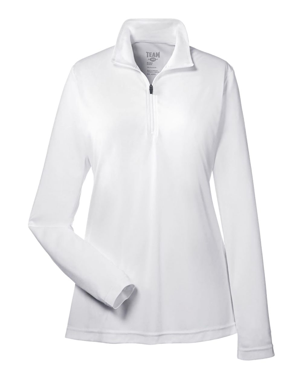 Team 365 Women's Zone Performance Quarter-Zip Pullover - TT31W White