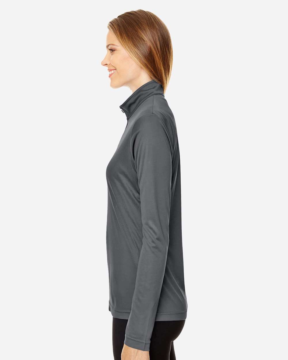 Team 365 Women's Zone Performance Quarter-Zip Pullover - TT31W Sport Graphite