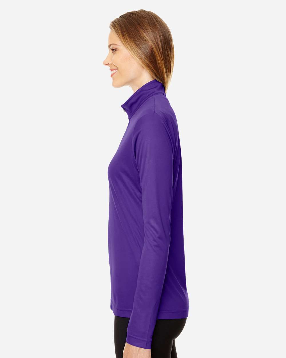 Team 365 Women's Zone Performance Quarter-Zip Pullover - TT31W Sport Purple