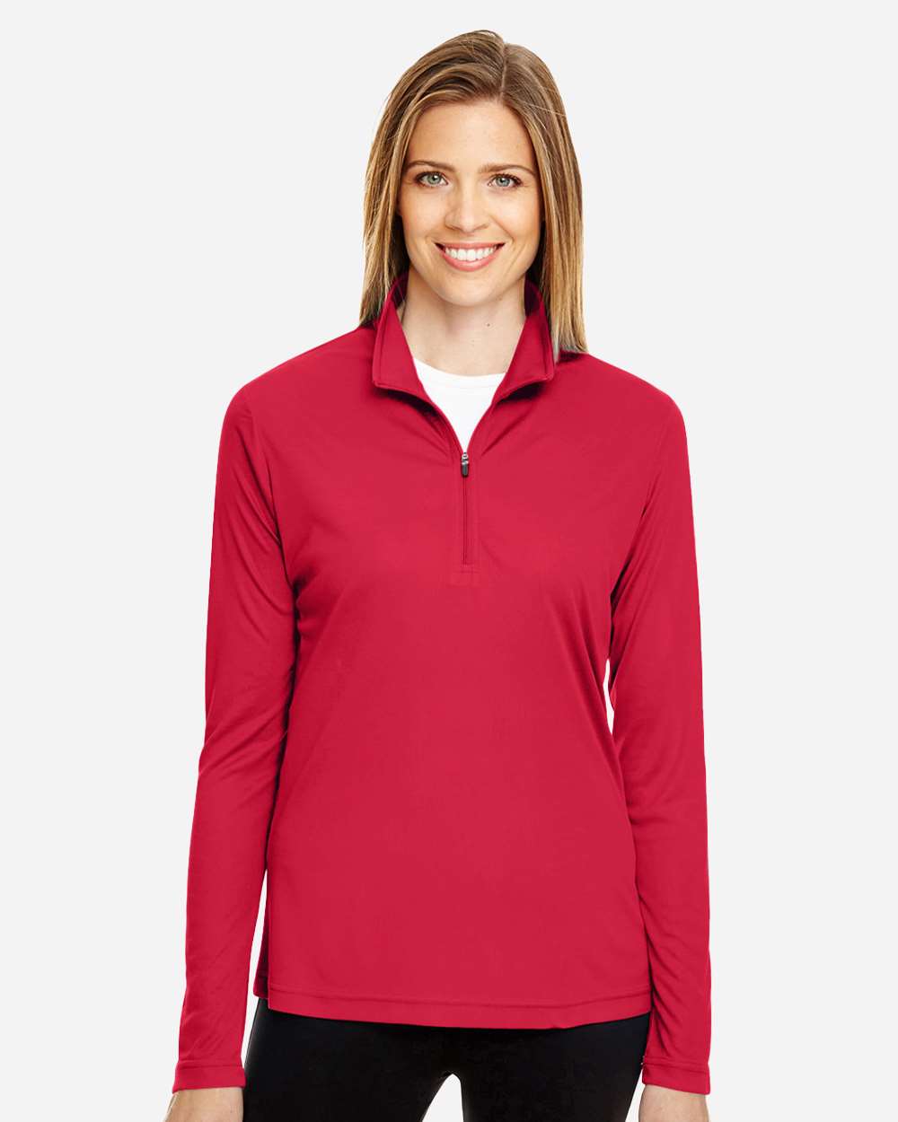 Team 365 Women's Zone Performance Quarter-Zip Pullover - TT31W Sport Red