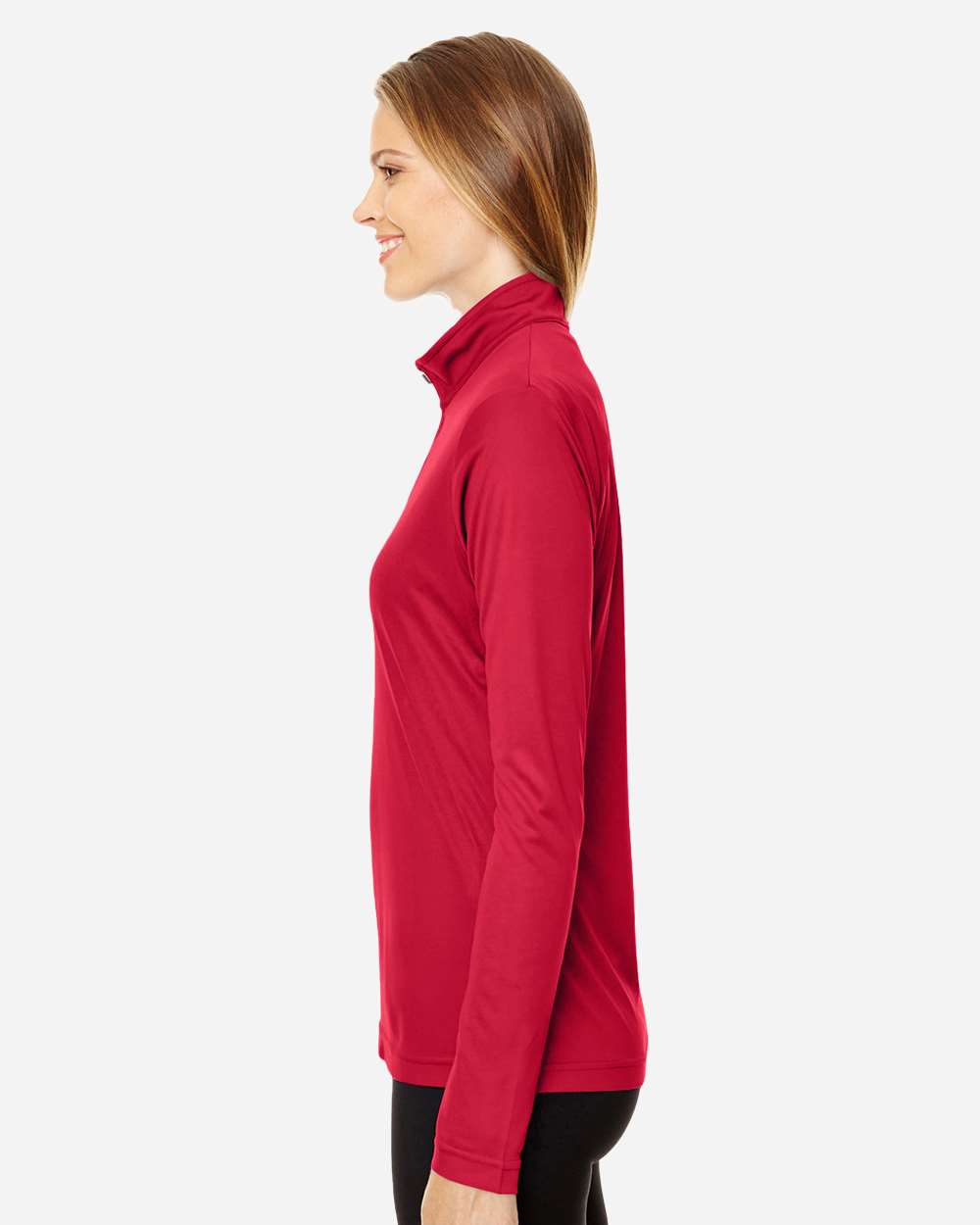 Team 365 Women's Zone Performance Quarter-Zip Pullover - TT31W Sport Red