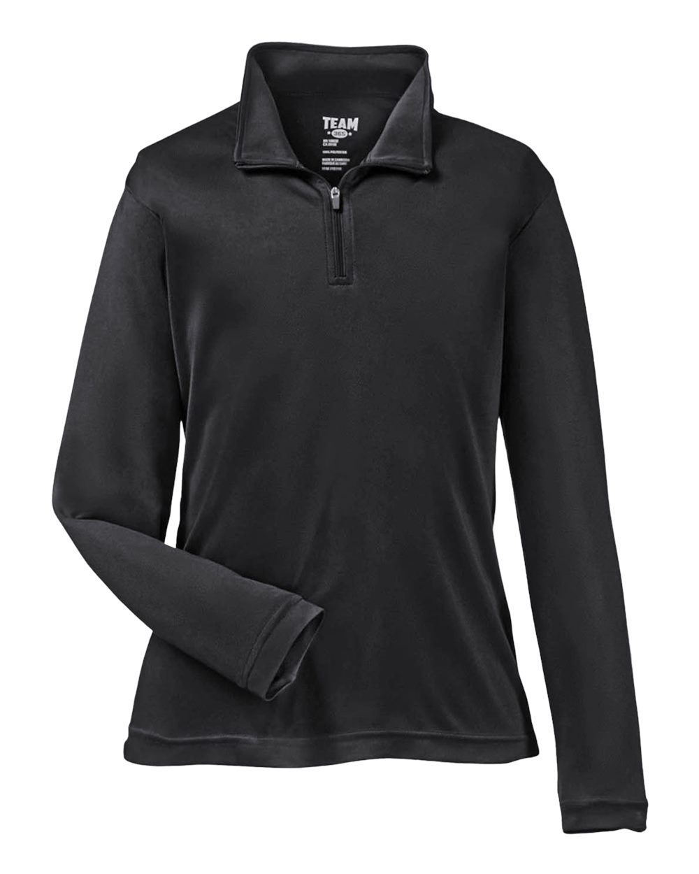 Team 365 Youth Zone Performance Quarter-Zip Pullover - TT31Y Black