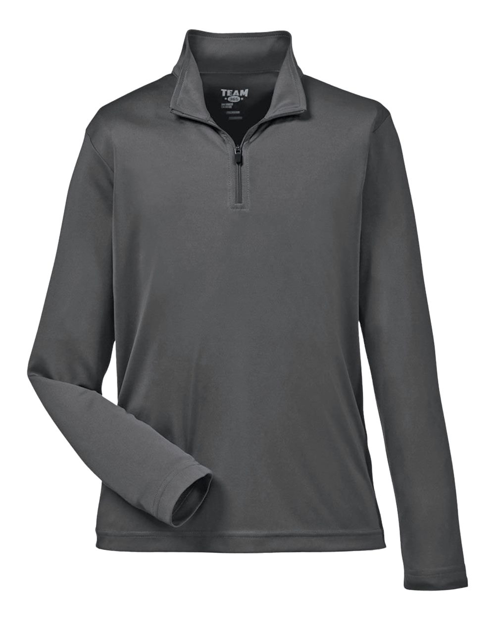 Team 365 Youth Zone Performance Quarter-Zip Pullover - TT31Y Sport Graphite