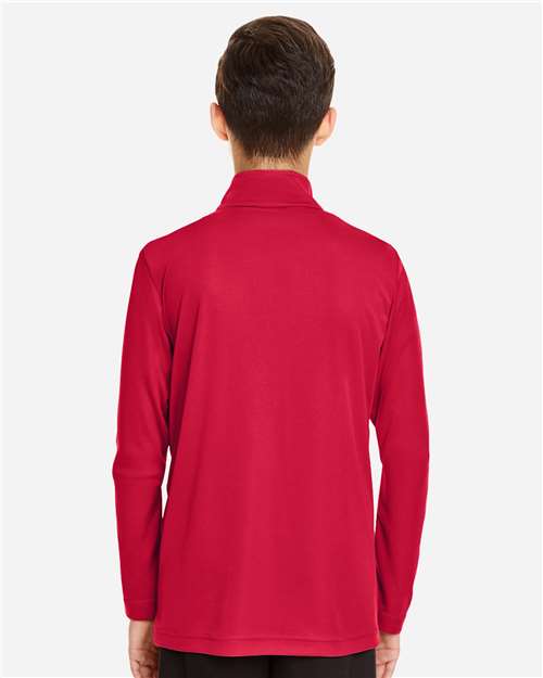 Team 365 Youth Zone Performance Quarter-Zip Pullover - TT31Y Sport Red