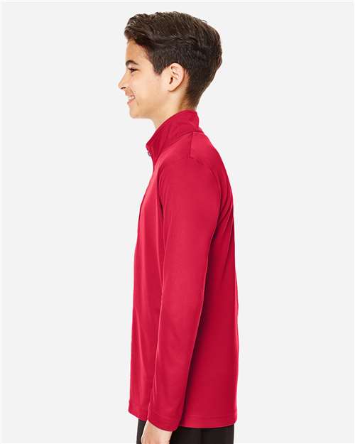 Team 365 Youth Zone Performance Quarter-Zip Pullover - TT31Y Sport Red