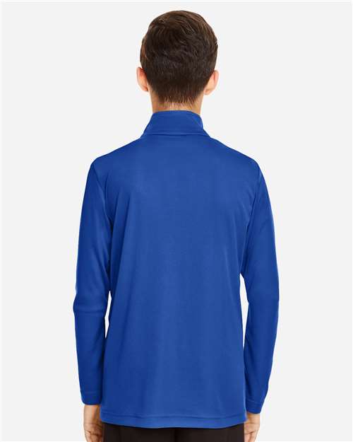 Team 365 Youth Zone Performance Quarter-Zip Pullover - TT31Y Sport Royal