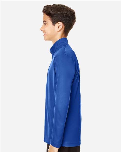 Team 365 Youth Zone Performance Quarter-Zip Pullover - TT31Y Sport Royal
