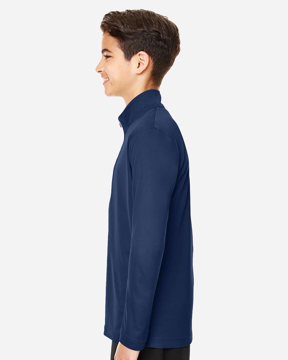 Team 365 Youth Zone Performance Quarter-Zip Pullover - TT31Y Sport Dark Navy