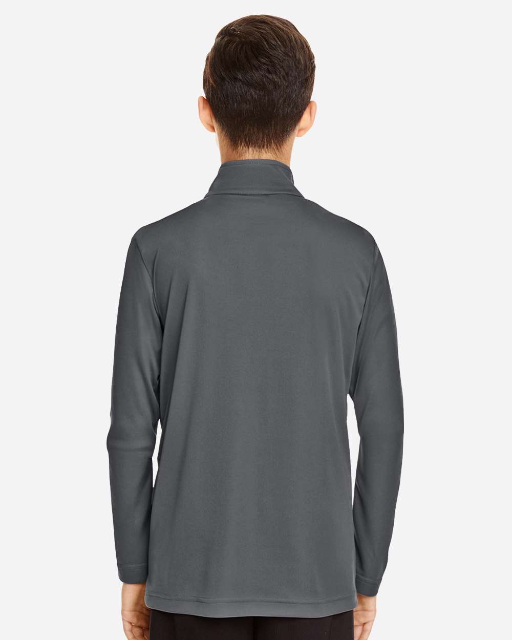 Team 365 Youth Zone Performance Quarter-Zip Pullover - TT31Y Sport Graphite