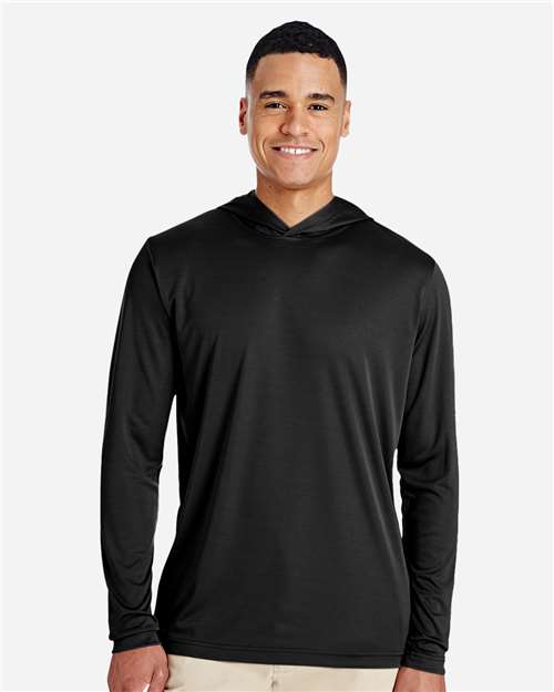 Team 365 Men's Zone Performance Hooded T-Shirt - TT41 Black