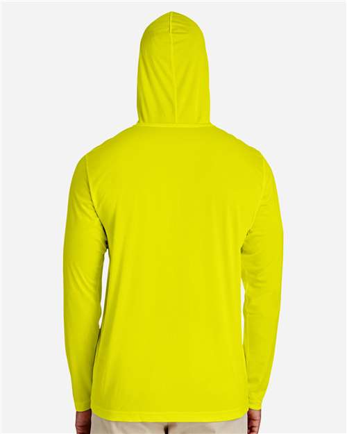 Team 365 Men's Zone Performance Hooded T-Shirt - TT41 Safety Yellow