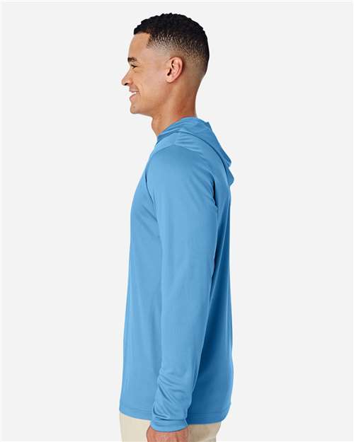 Team 365 Men's Zone Performance Hooded T-Shirt - TT41 Sport Light Blue