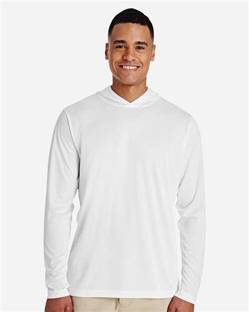 Team 365 Men's Zone Performance Hooded T-Shirt - TT41 White