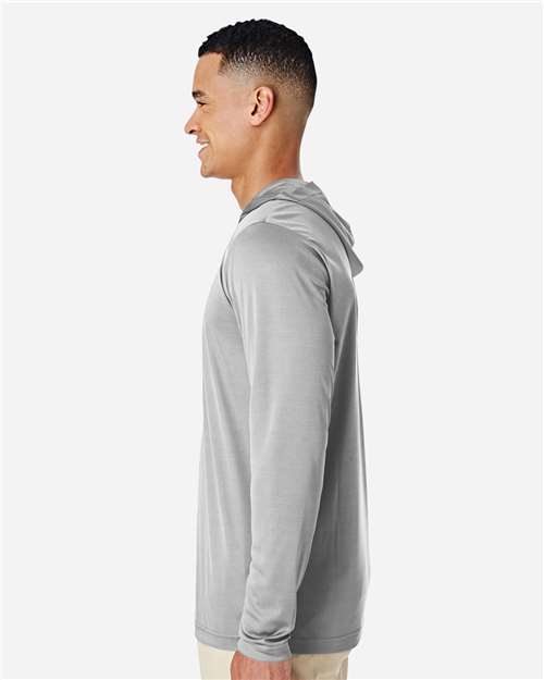Team 365 Men's Zone Performance Hooded T-Shirt - TT41 Sport Silver