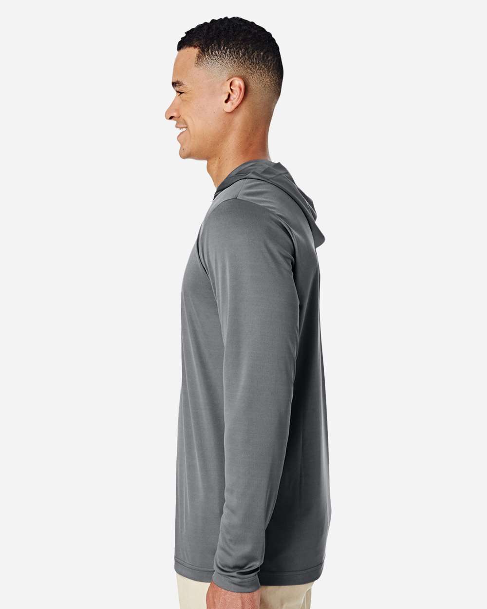 Team 365 Men's Zone Performance Hooded T-Shirt - TT41 Sport Graphite