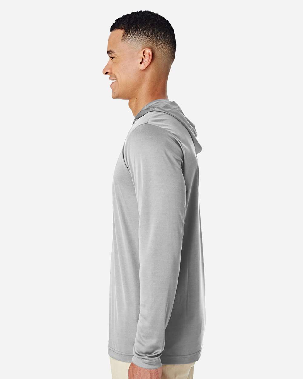 Team 365 Men's Zone Performance Hooded T-Shirt - TT41 Sport Silver