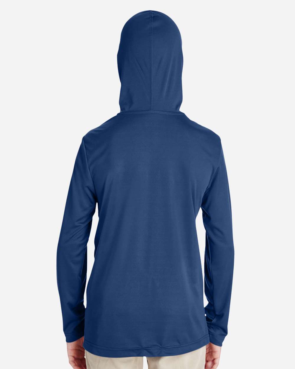 Team 365 Youth Zone Performance Hooded Long Sleeve T-Shirt - TT41Y Sport Dark Navy