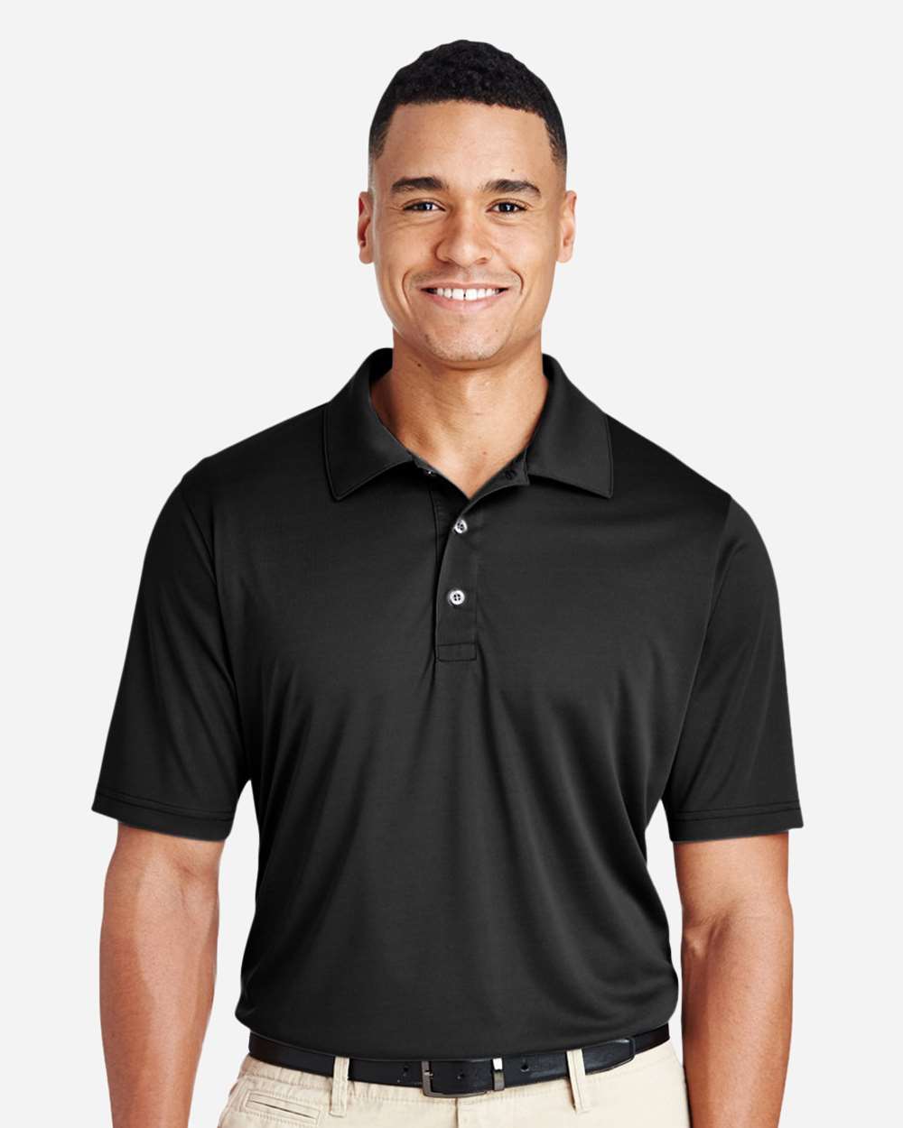 Team 365 Men's Zone Performance Polo - TT51 Black