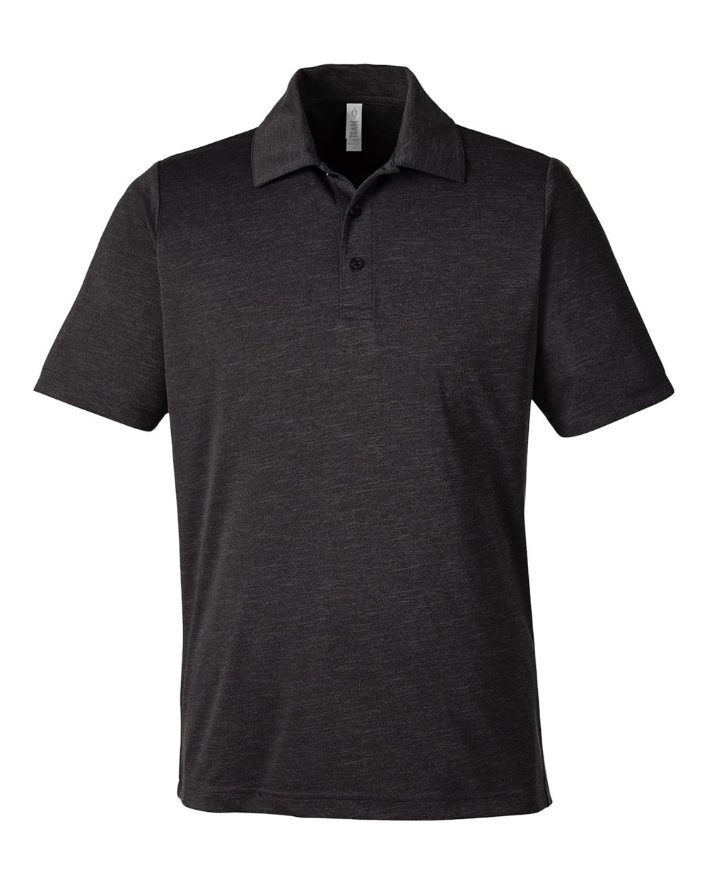 Team 365 Men's Zone Sonic Heather Performance Polo - TT51H Black Heather
