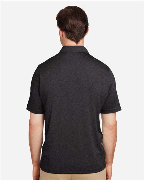 Team 365 Men's Zone Sonic Heather Performance Polo - TT51H Black Heather