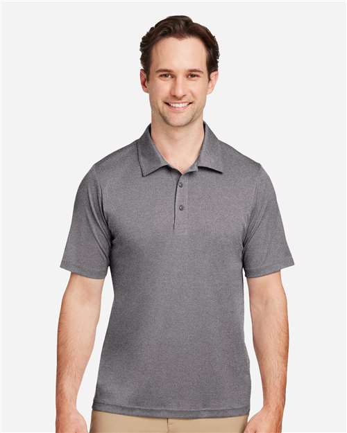 Team 365 Men's Zone Sonic Heather Performance Polo - TT51H Dark Grey Heather