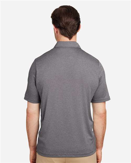 Team 365 Men's Zone Sonic Heather Performance Polo - TT51H Dark Grey Heather