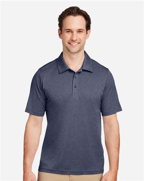 Team 365 Men's Zone Sonic Heather Performance Polo - TT51H Sport Dark Navy Heather