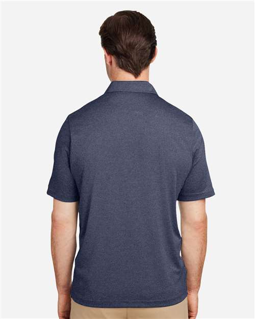 Team 365 Men's Zone Sonic Heather Performance Polo - TT51H Sport Dark Navy Heather