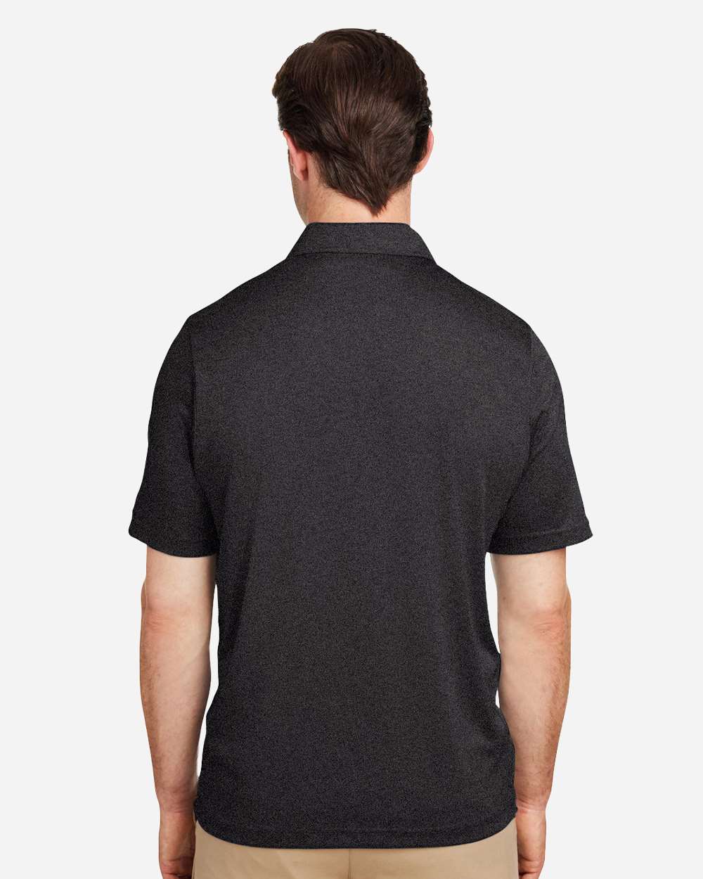 Team 365 Men's Zone Sonic Heather Performance Polo - TT51H Black Heather
