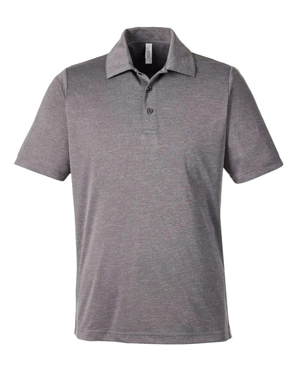 Team 365 Men's Zone Sonic Heather Performance Polo - TT51H Dark Grey Heather