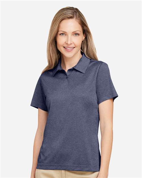 Team 365 Women's Zone Sonic Heather Performance Polo - TT51HW Sport Dark Navy Heather