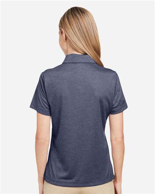 Team 365 Women's Zone Sonic Heather Performance Polo - TT51HW Sport Dark Navy Heather
